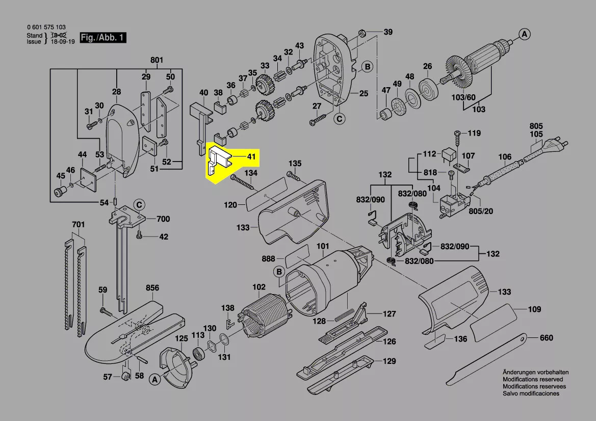 tringle de course réf. 2 602 305 014 Bosch